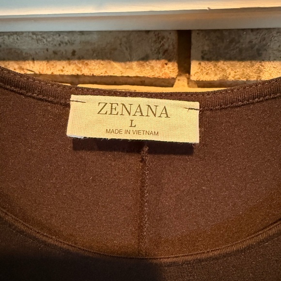 Zenana tiered long knit dress, black, size Large, EUC - Picture 2 of 3